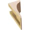 Ekena Millwork 4"W x 4"D x 8"H Wide Olympic Rough Cedar Woodgrain TimberThane Corbel, Primed Tan CORUR04X04X08OLYRCPR - alternate 6